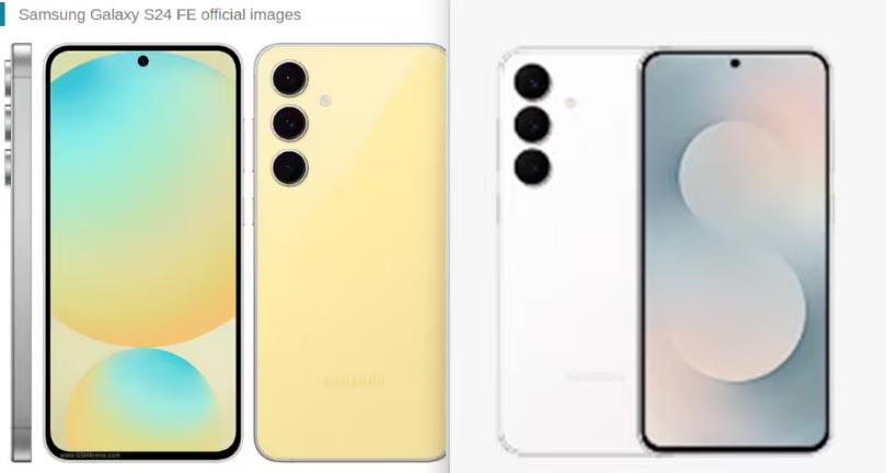 白色版三星 Galaxy S25 FE 手机渲染图曝光：收窄“下巴”边框-百货之家