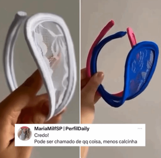 外网新潮流“无肩带内裤” 网友：全靠腚力？-百货之家